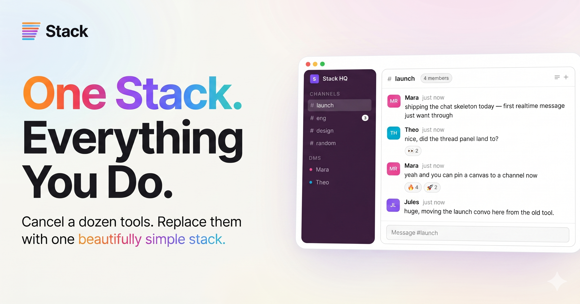 Stack — 8 Work Apps. One $20 Bundle.